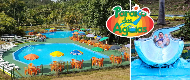 Paraíso das Águas: Ingressos para Parque Aquático em Taquara - Cupom de Desconto Tchê Ofertas.