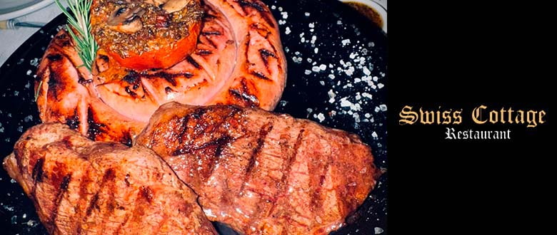 Imagens dos discos de grelhados à moda campeira Swiss Cottage.