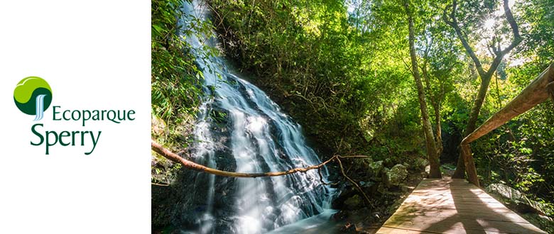 Imagens do parque ecológico Ecoparque Sperry em Canela - Serra Gaúcha.