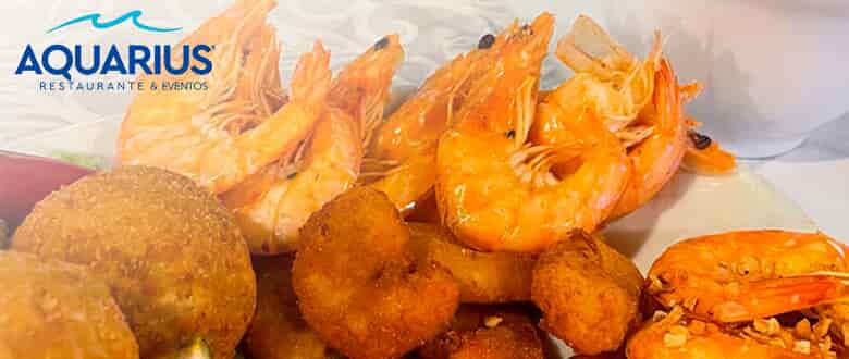 Imagens da Sequência de Camarão no Restaurante Aquarius Atlântica, em Balneário Camboriú.