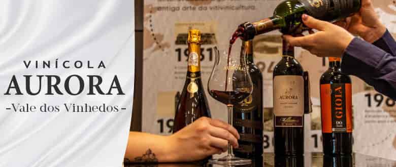 Vinícola Aurora: Degustação de Vinhos com Desconto - Tchê Ofertas. Vale dos Vinhedos. 