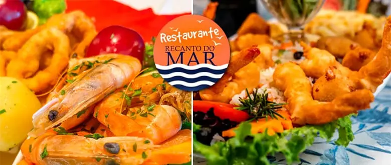 Barco Viking com Frutos do Mar no Restaurante Recanto do Mar em Balneário Camboriú. Desconto.