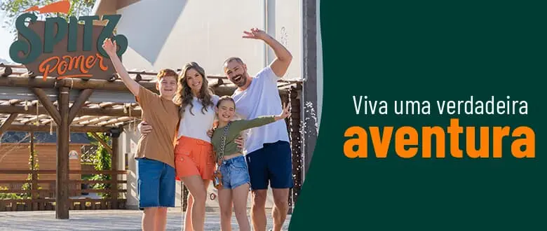 Spitz Pomer: Ingresso para o Parque de Aventuras - Pomerode. Cupom de Desconto. Tchê Ofertas.