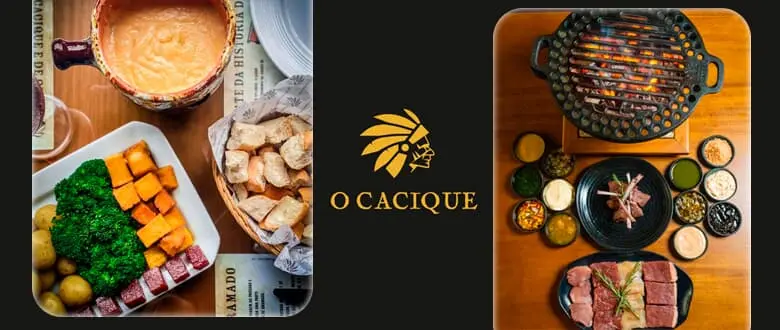 Cacique Steak Ember - Gramado - Sequência de Fondue - Cupom de Desconto Tchê Ofertas.