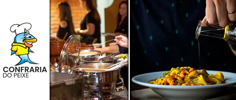 Confraria do Peixe: Buffet de Frutos do Mar - Gravataí - Cupom de Desconto. Tchê Ofertas.