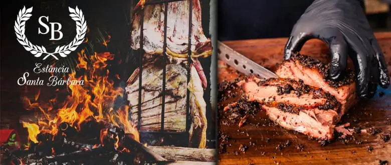 Estância Santa Bárbara: Almoço Na Brasa - Tchê Ofertas. São Francisco de Paula. Cupom de Desconto.
