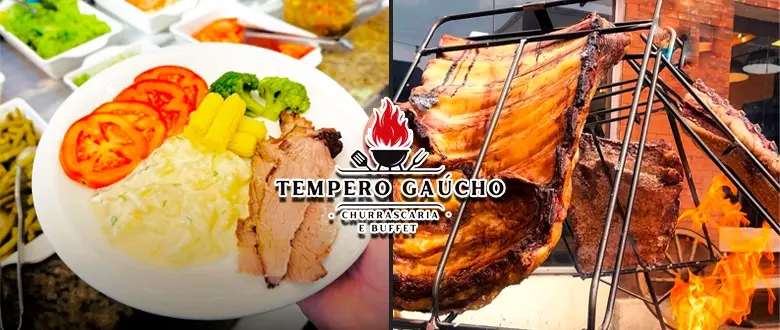 Tempero Gaúcho Churrascaria - Canela: Buffet com Churrasco - Cupom de Desconto Tchê Ofertas.