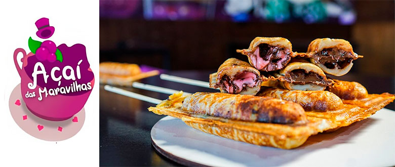 Açaí das Maravilhas: Rodízio de Crepe com Desconto - Tchê Ofertas. Porto Alegre.