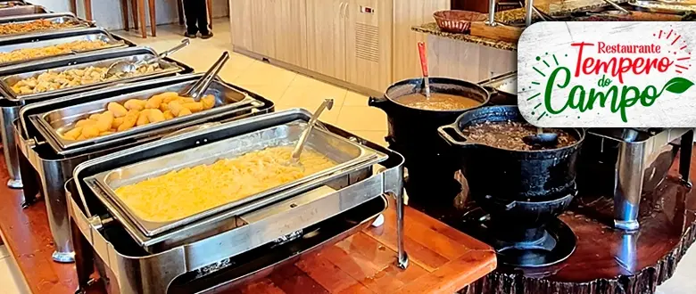 Tempero do Campo Canela: Almoço junto à AABB Gramado. Cupom de Desconto Tchê Ofertas.