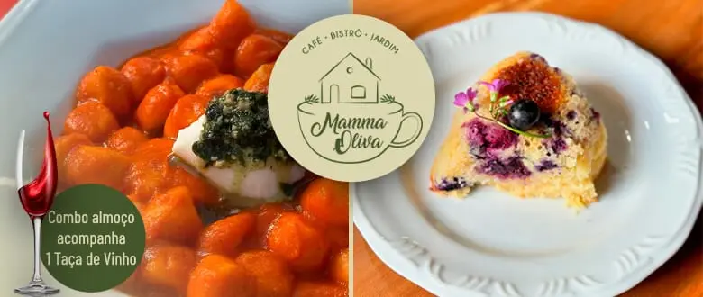 Mamma Oliva: Opções de Almoço e Café - Bento Gonçalves - Cupom de Desconto do Tchê Ofertas.