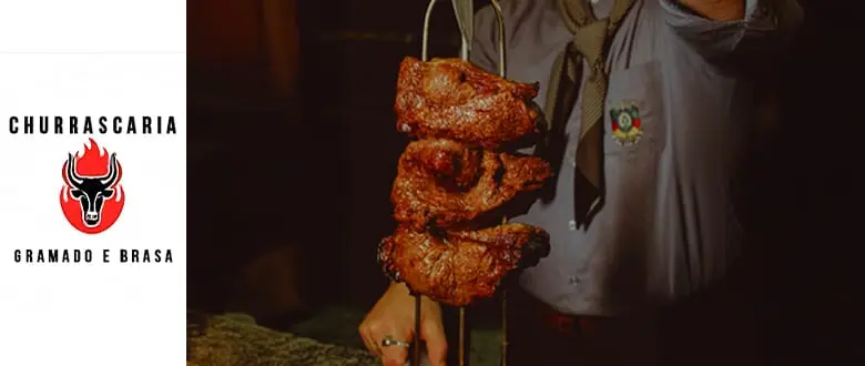 Churrascaria Gramado e Brasa: Rodízio de Churrasco - Desconto. Ao lado da Rua Coberta. Tchê Ofertas