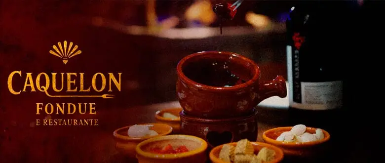 Caquelon Fondue: Sequência de Fondue em Canela - Cupom de Desconto Tchê Ofertas.