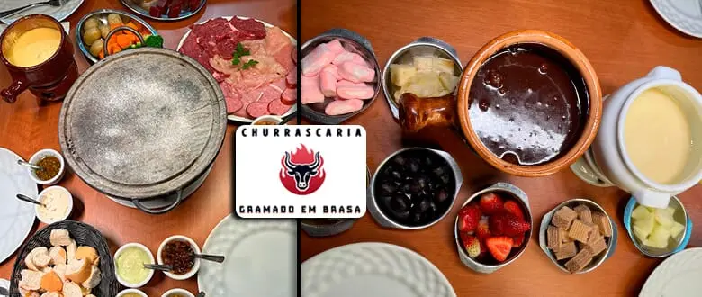 Gramado e Brasa: Sequência de Fondue - Cupom de Desconto Tchê Ofertas.