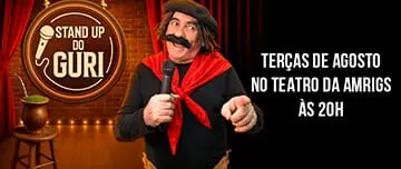 Guri de Uruguaiana: Stand Up do Guri - Ingressos com Desconto - Tchê Ofertas.