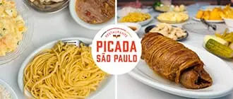 Restaurante Picada São Paulo: Espeto Corrido em Morro Reuter - Cupom de Desconto do Tchê Ofertas.