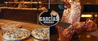 Churrascaria Garcias Praia de Belas: Buffet e Rodízio de Pizzas - Cupom de Desconto Tchê Ofertas.