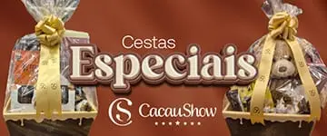 Cacau Show Carrefour: Cestas de Chocolate para Presentear - Cupom de Desconto Tchê Ofertas.