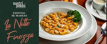 Nostri Nonni Massaria: Festival de Massas no Centro de Gramado - Cupom de Desconto Tchê Ofertas.