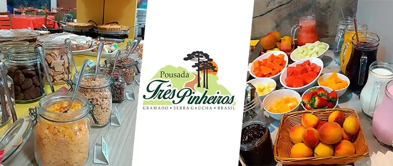 Pousada Três Pinheiros: Café da Manhã em Gramado - Cupom de Desconto do Tchê Ofertas.