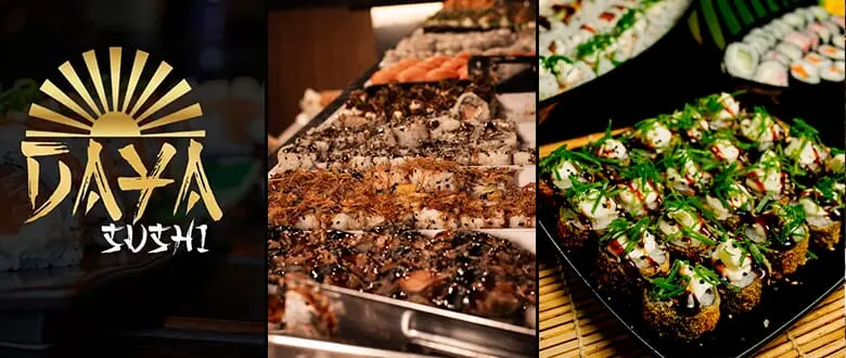 Daya Sushi: Buffet de Sushi em Cachoeirinha - Cupom de Desconto Tchê Ofertas.