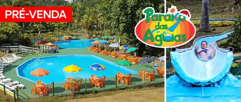 Paraíso das Águas: Ingressos para Parque Aquático em Taquara - Cupom de Desconto Tchê Ofertas.