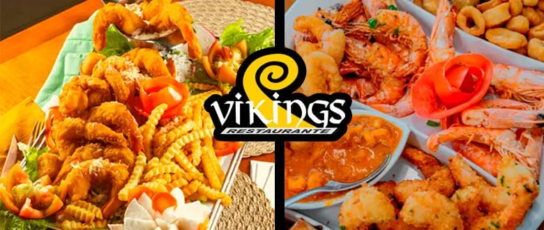 Vikings Restaurante: Opções de Frutos do Mar - Balneário Camboriú - Cupom de Desconto Tchê Ofertas.