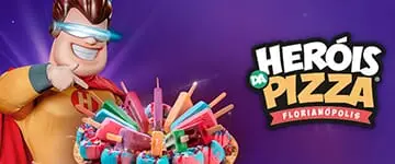 Heróis da Pizza Florianópolis: Rodízio Temático com Cupom de Desconto do Tchê Ofertas.