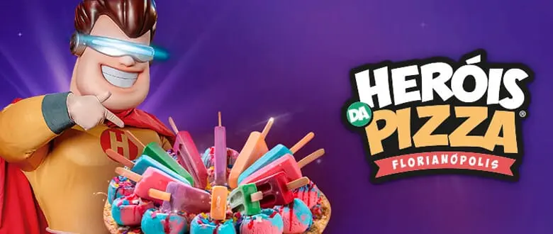 Heróis da Pizza Florianópolis: Rodízio Temático com Cupom de Desconto do Tchê Ofertas.