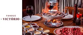 Fondue Victório - Gramado - Sequência de Fondue - Cupom de Desconto do Tchê Ofertas.
