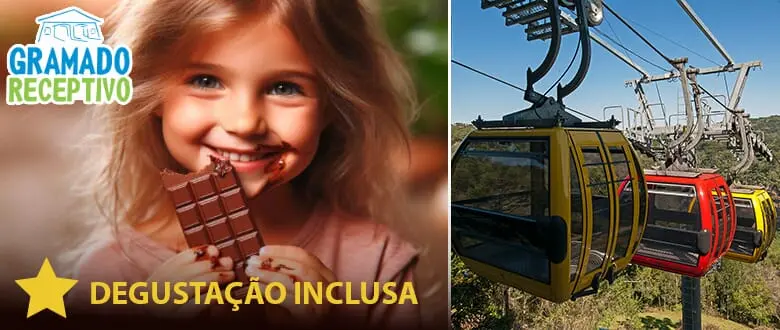 Gramado Receptivo: Tour do Chocolate - Cupom de Desconto do Tchê Ofertas.