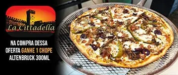 La Cittadella: Pizza à La Carte para 3 Pessoas - Porto Alegre - Cupom de Desconto Tchê Ofertas.