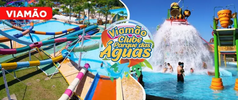 Clube Parque das Águas Viamão: Ingressos para Parque Aquático - Cupom de Desconto Tchê Ofertas.