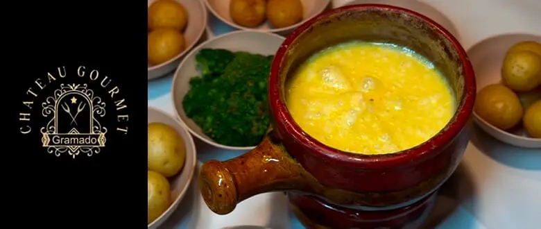 Chateau Gourmet em Gramado: Fondue com Cupom de Desconto do Tchê Ofertas.