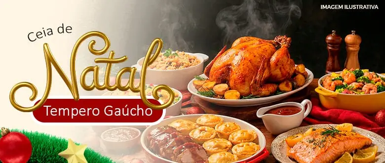 Ceia de Natal em Canela - Cupom de Desconto do Tchê Ofertas - Tempero Gaúcho.