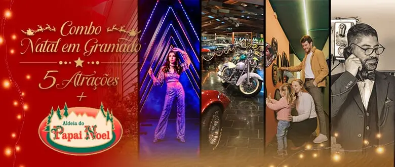 Combo de 6 atrações em Gramado - Cupom de Desconto do Tchê Ofertas.