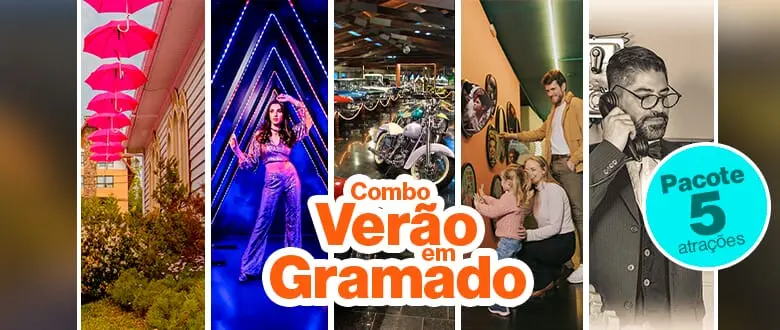Combo de 5 atrações em Gramado - Cupom de Desconto do Tchê Ofertas.