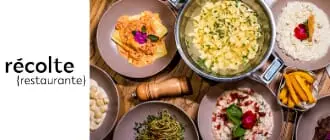 Imagem das massas e risotos Rècolte Restaurante