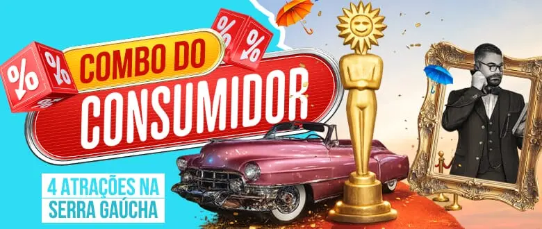 Combo de 4 atrações em Gramado - Cupom de Desconto do Tchê Ofertas.