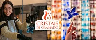 Cristais de Gramado - Desconto do Tchê Ofertas - Experiência Flor de Cristal