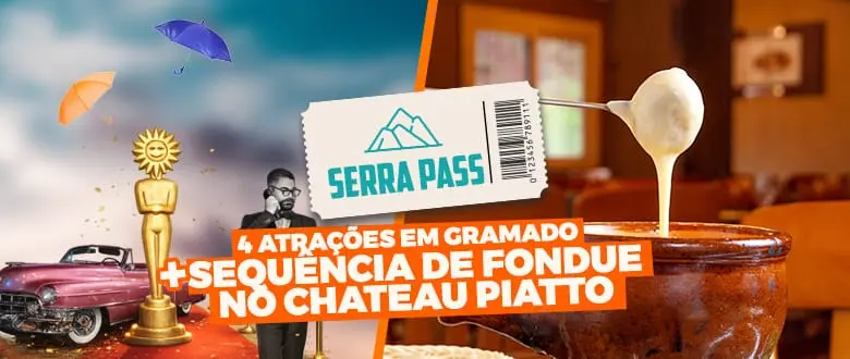 Combo de 5 experiências em Gramado - Cupom de Desconto do Tchê Ofertas.