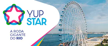 Yup Star Rio: Roda-gigante no Rio de Janeiro - Desconto no Ingresso - Tchê Ofertas.