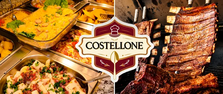 Restaurante Costellone: Buffet Livre com Churrasco - Cupom de Desconto do Tchê Ofertas.