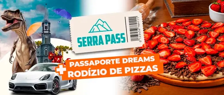 Serra Pass: Rodízio Pizzaria Scur + 7 atrações em Gramado. Cupom de Desconto do Tchê Ofertas.