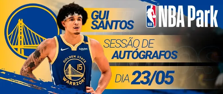 Gui Santos no NBA Park. Compre seu ingresso com o Tchê Ofertas!