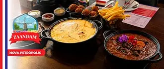 Zaandam Nova Petrópolis: Almoço Holandês - Cupom de Desconto do Tchê Ofertas.