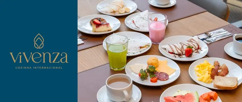 Vivenza Canela - Buffet de Café da Manhã - Cupom de Desconto do Tchê Ofertas.