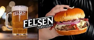 Cervejaria Felsen: Combo de Hambúrguer em Gramado - Cupom de Desconto do Tchê Ofertas.