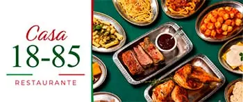 Casa 18-85: Rodízio Italiano no Centro de Gramado - Desconto do Tchê Ofertas. Mesa posta.