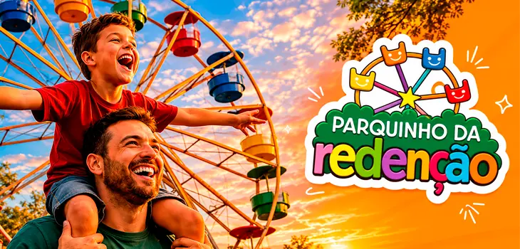 Parquinho da Redenção: Ingresso para os brinquedos - Porto Alegre. Cupom de Desconto Tchê Ofertas.