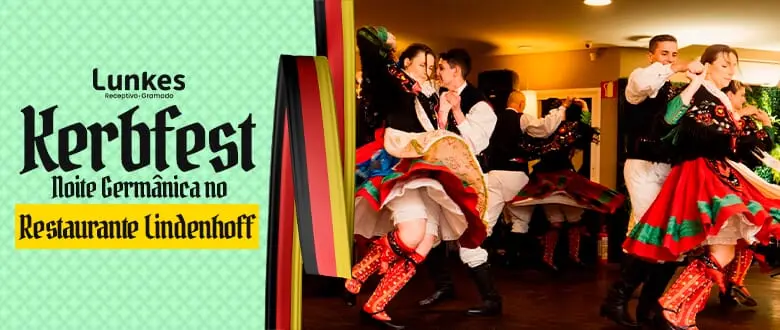 Kerbfest no Restaurante Lindenhof - Transporte com Cupom de Desconto do Tchê Ofertas.